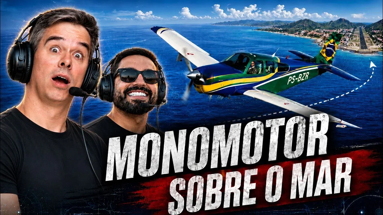 Aventura nos Céus: Voando de Monomotor Sem Piloto Automático até St. Maarten